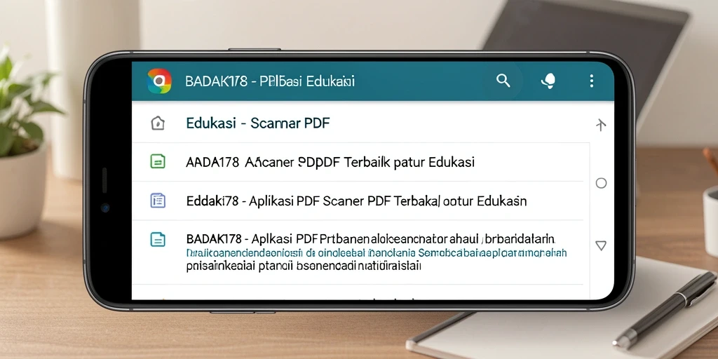Antarmuka pemindaian PDF yang sederhana dan intuitif.