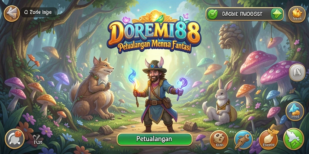 Tampilan antarmuka menakjubkan dari DOREMI88 dalam petualangan.
