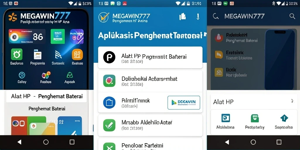 Tampilan antarmuka MEGAWIN777 yang intuitif dan fungsional.