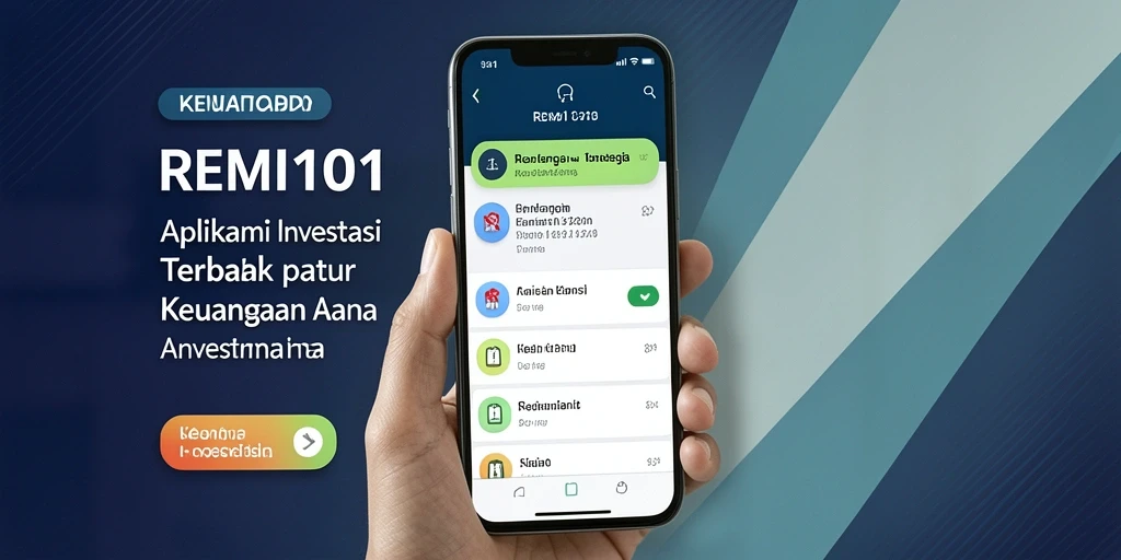 Screenshot utama aplikasi REMI101 menampilkan antarmuka pengguna yang user-friendly.