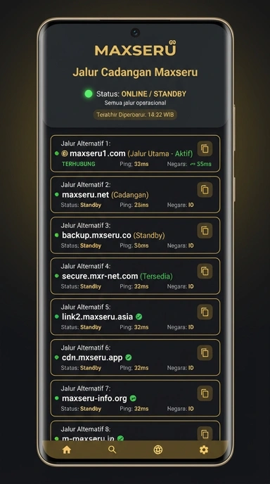 Akses Alternatif maxseru untuk Pengguna Android