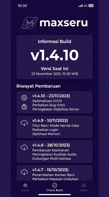 Riwayat Versi maxseru untuk Pengguna Android